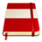 moleskine red white 512